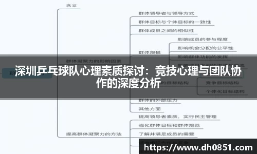 深圳乒乓球队心理素质探讨：竞技心理与团队协作的深度分析