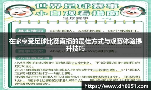 在家享受足球比赛直播的最佳方式与观赛体验提升技巧